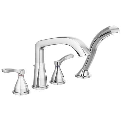 Delta T4776-PR - Four Hole Roman Tub Trim Shower 2L