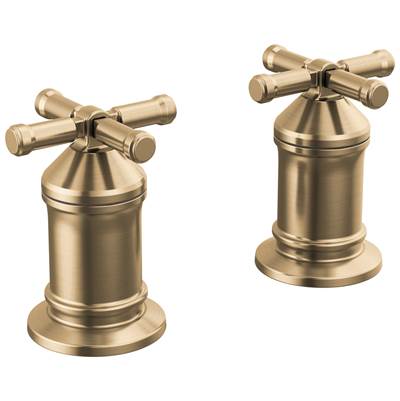 Delta H599CZ-PR - 2 Handle Roman Tub Handle Kit-Cross