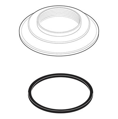 Delta RP23095 - D-Hndl Base W/Gasket-Scalloped