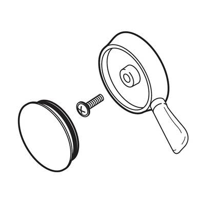 Delta RP51309 - Delta Temperature Knob, Cover & Screw