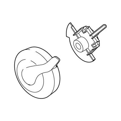 Delta RP52152SS - Delta Carlisle: Diverter Handle Assembly - Temperature