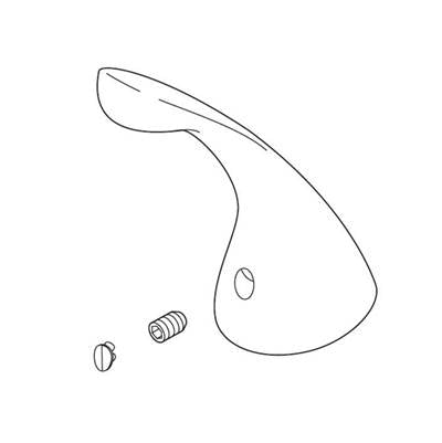 Delta RP54232 - Delta Classic: Single Lever Handle Kit With Button And Set S