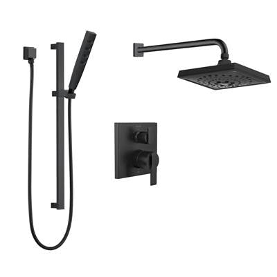 Delta SKD11BL - Square Pressure Balance Showerkit