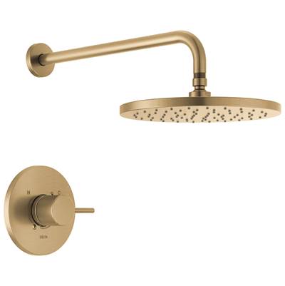 Delta T14269-CZ-PP - 10" Circle Raincan S/O & Trim 1L 14S