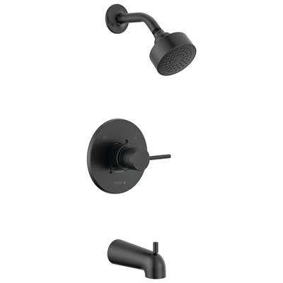 Delta T14459-BL-PP - Round Contemporary Tub Shower Pp