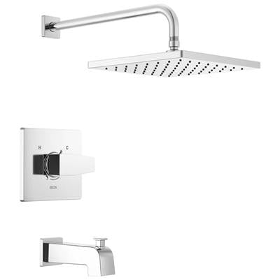 Delta T14468-PP - 10" Square Raincan T/S & Trim 1L 14S