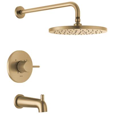 Delta T14469-CZ-PP - 10" Circle Raincan T/S & Trim 1L 14S