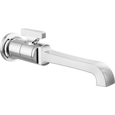 Delta T3589LF-PR-WL - Single Handle Wall Mount Bathroom Faucet