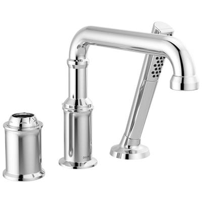 Delta T3784-PR-LHP - 3-Hole Roman Tub Trim With Hand Shower