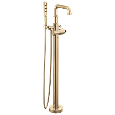 Delta T4784-CZ-PR-LHP-FL - Floor Mount Tub Filler Trim- Less Handle