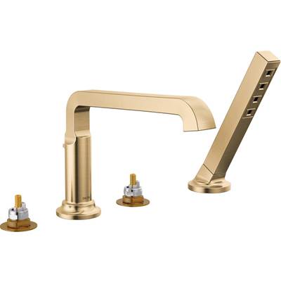 Delta T4789-CZ-PR-LHP - Roman Tub Trim With Hand Shower
