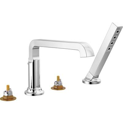 Delta T4789-PR-LHP - Roman Tub Trim With Hand Shower