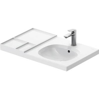 Duravit 238880AA00 - Duravit Aurena 31 3/4" Rectangular Wall Mounted Sink In White With Single Faucet Hole And With Overflow