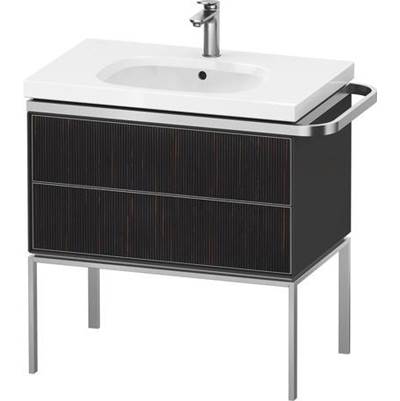 Duravit AU4573067580000 - Duravit Aurena 30 7/8" Wall Mount Two Drawer Single Vanity Cabinet In Embossed Ebony, Sink Sold Separately