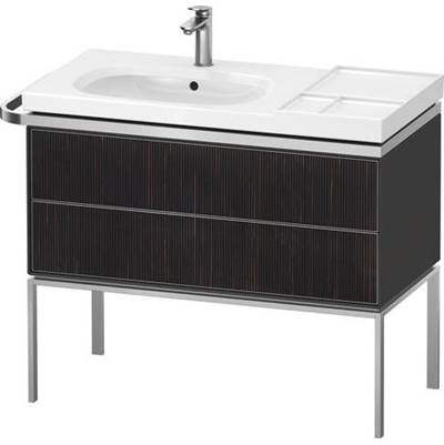 Duravit AU4576067580000 - Duravit Aurena 38 3/4" Wall Mount Two Drawer Single Vanity Cabinet In Embossed Ebony, Sink Sold Separately