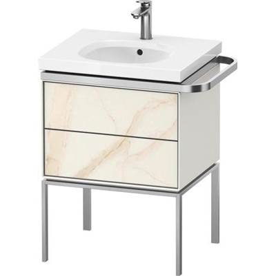 Duravit AU4571066360000 - Duravit Aurena 23" Wall Mount Two Drawer Single Vanity Cabinet In Marble Structure, Sink Sold Separately