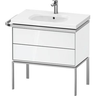Duravit AU4572085850000 - Duravit Aurena 30 7/8" Wall Mount Two Drawer Single Vanity Cabinet In High Gloss White, Sink Sold Separately