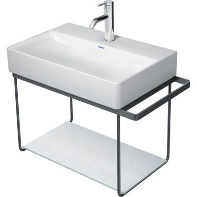 Duravit 0031144600 - Duravit Durasquare 26 1/8" X 15" Console In Matte Black