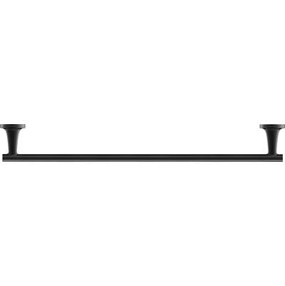 Duravit 0099424600 - Duravit Starck T 24" Single Towel Bar In Matte Black