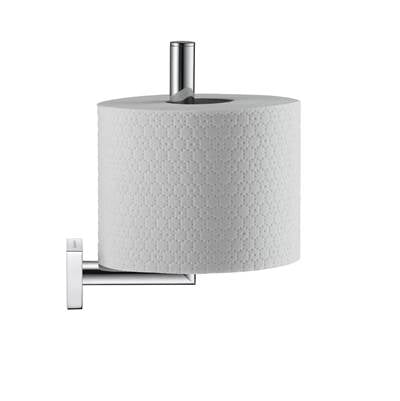 Duravit 0099561000 - Duravit Karree Single Roll Toilet Paper Holder In Chrome