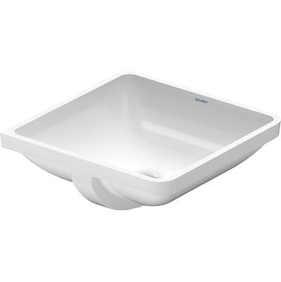 Duravit 0305430000 - Duravit Starck 3 18 1/4" Rectangular Undermount Sink In White With Overflow