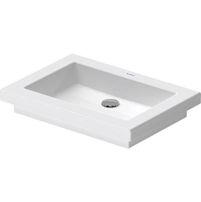 Duravit 0317580000 - Duravit 2Nd Floor 22 7/8" Rectangular Vessel Sink In White
