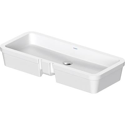 Duravit 0384800017 - Duravit Vero 31 1/2" Rectangular Undermount Sink In White With Overflow