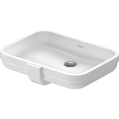 Duravit 0397490017 - Duravit Soleil By Starck 20 5/8" Rectangular Undermount Sink In White With Overflow