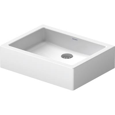 Duravit 0455500000 - Duravit Vero 19 5/8" Rectangular Vessel Sink In White