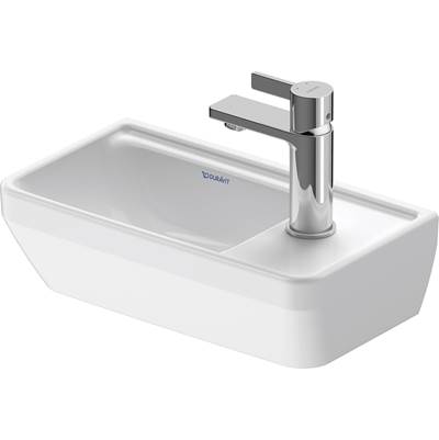 Duravit 0739400041 - Duravit D-Neo 15 3/4" Rectangular Wall Mounted Sink In White With Single Faucet Hole And