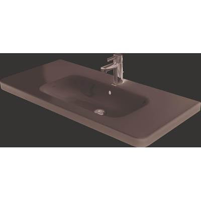 Duravit 2320100000 - Duravit Durastyle 39 3/8" Rectangular Wall Mounted Sink In White With Single Faucet Hole And With Overflow