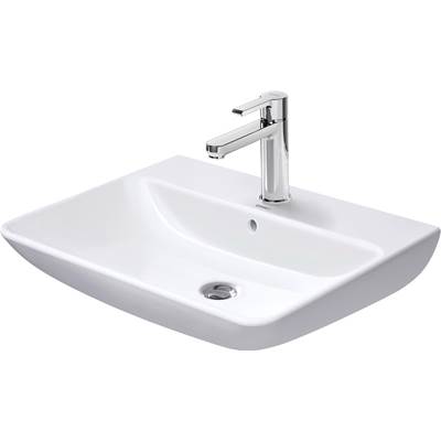 Duravit 2335650000 - Duravit Me By Starck 25 5/8" Rectangular Wall Mounted Sink In White With Single Faucet Hole And With Overflow