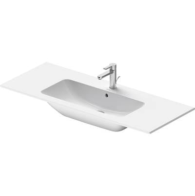 Duravit 2336120000 - Duravit Me By Starck 48 3/8" Rectangular Wall Mounted Sink In White With Single Faucet Hole And With Overflow