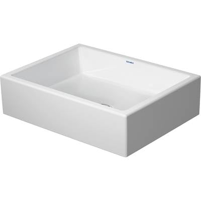 Duravit 2351500000 - Duravit Vero 19 5/8" Rectangular Vessel Sink In White