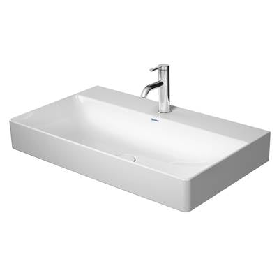 Duravit 2353800071 - Duravit Durasquare 30 1/2" Rectangular Vessel Sink In White With Single Faucet Hole And