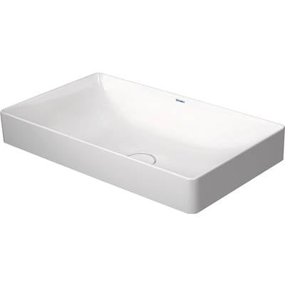 Duravit 2355600000 - Duravit Durasquare 23 5/8" Rectangular Vessel Sink In White