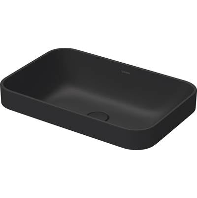 Duravit 2359601300 - Duravit Happy D.2 23 5/8" Rectangular Vessel Sink In Matte Anthracite