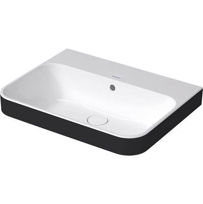 Duravit 2360606160 - Duravit Happy D.2 23 5/8" Rectangular Vessel Sink In White With Overflow