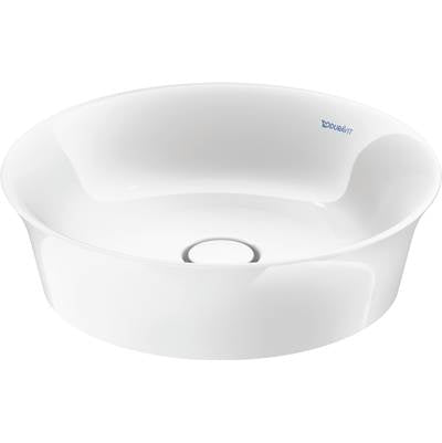 Duravit 2362430079 - Duravit White Tulip 16 7/8" Round Vessel Sink In White