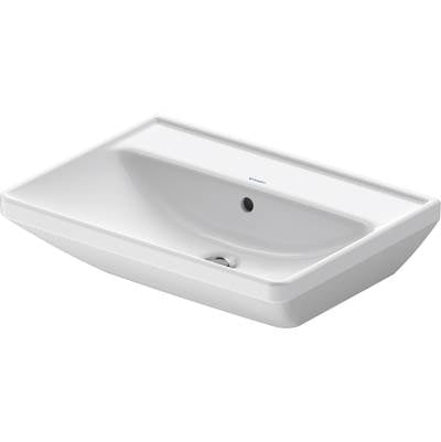 Duravit 2366600060 - Duravit D-Neo 23 5/8" Rectangular Wall Mounted Sink In White With Overflow