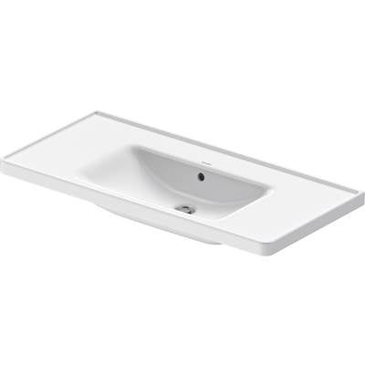 Duravit 2367100060 - Duravit D-Neo 39 5/8" Rectangular Wall Mounted Sink In White With Overflow
