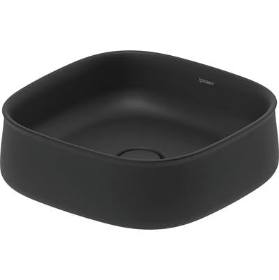 Duravit 2373421379 - Duravit Zencha 16 1/2" Rectangular Vessel Sink In Matte Anthracite