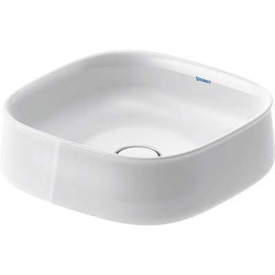 Duravit 2373420079 - Duravit Zencha 16 1/2" Rectangular Vessel Sink In White
