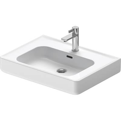 Duravit 2376650000 - Duravit Soleil By Starck 25 5/8" Rectangular Wall Mounted Sink In White With Single Faucet Hole And With Overflow