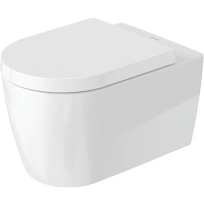 Duravit 2529090092 - Duravit Me By Starck 1.28/0.8 Gpf Dual Flush Rimless Ada Compliant Compact Elongated Wall Mounted Toilet In White
