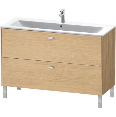 Duravit BR440401030 - Duravit Brioso 48" Wall Mount Two Drawer Single Vanity Cabinet In Natural Oak, Sink Sold Separately