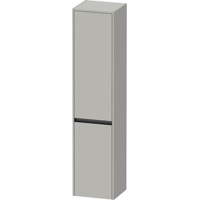 Duravit K21329L07070000 - Duravit Ketho.2 15 3/4" X 69 1/4" Wall Mount Linen Cabinet In Matte Concrete Gray