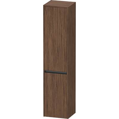 Duravit K21329L21210000 - Duravit Ketho.2 15 3/4" X 69 1/4" Wall Mount Linen Cabinet In Dark Walnut