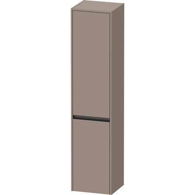 Duravit K21329L43430000 - Duravit Ketho.2 15 3/4" X 69 1/4" Wall Mount Linen Cabinet In Matte Basalt