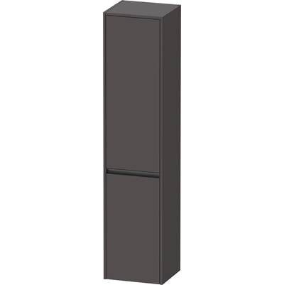Duravit K21329L49490000 - Duravit Ketho.2 15 3/4" X 69 1/4" Wall Mount Linen Cabinet In Matte Graphite